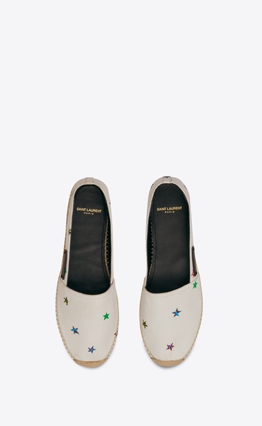 Espadrilles in fun star print canvas